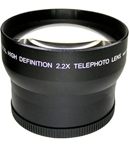 Amazon | Sony FDR-AX100用ハイグレード2.2倍望遠変換レンズ(62mm